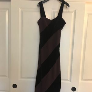 Andrea Polizzi For Rex Lester Brown Velvet Gown